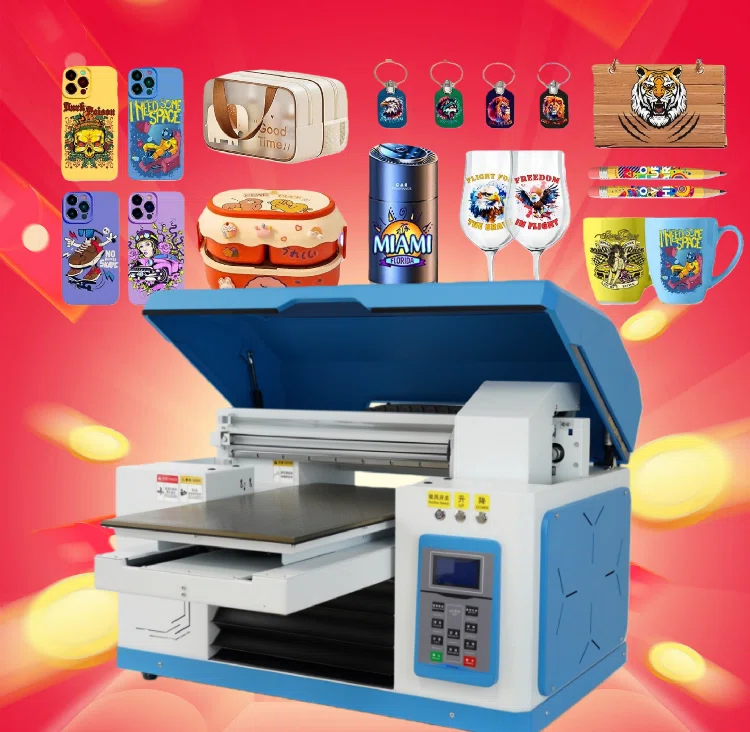 3-in-1 A3 UV Flatbed Printer